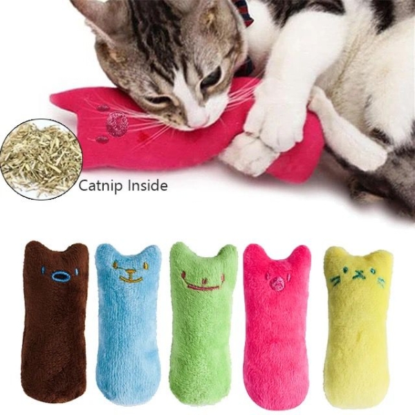10 CM HIŞIRTILI CATNİP OTLU PELUŞ OYUNCAK*12 Lİ
